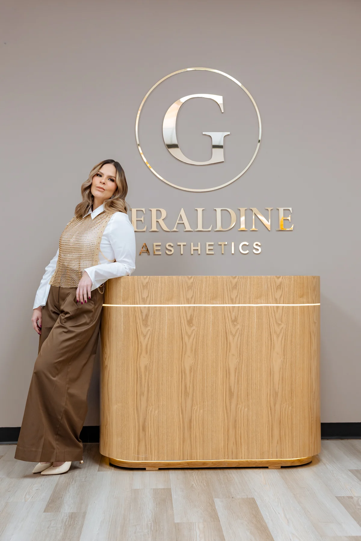 Geraldine Núñez, licensed esthetician and founder of Geraldine Aesthetics